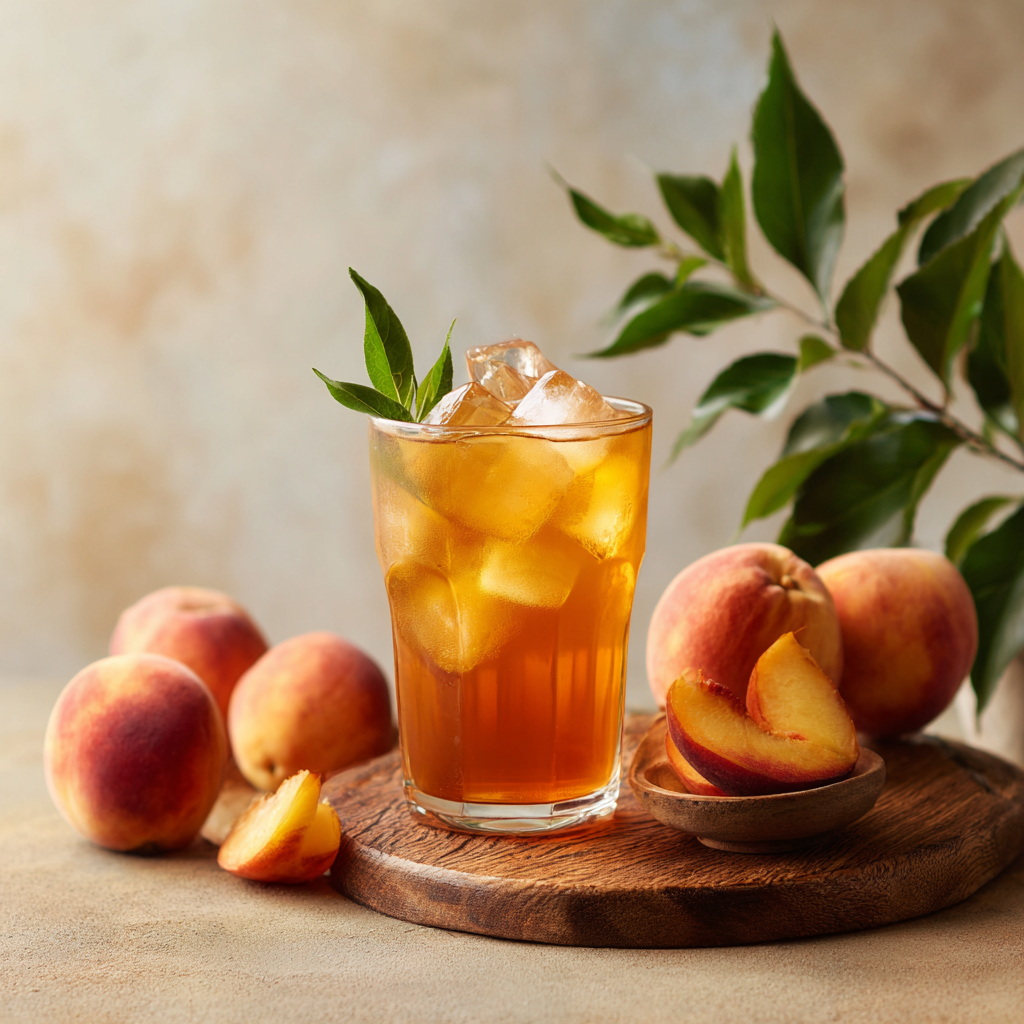 Peach Iced Tea Recipe 2 Peach Iced Tea Recipe - Recipe Image