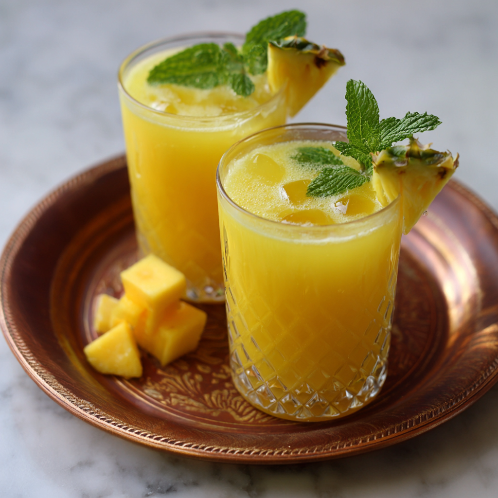 Mango Pineapple Cooler Recipe 2 Mango Pineapple Cooler Recipe - Recipe Image