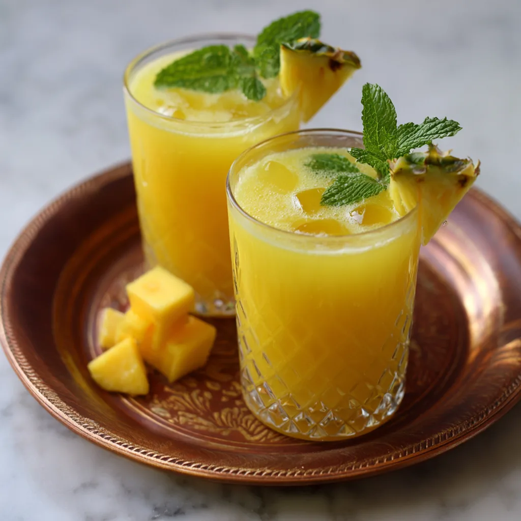 Mango Pineapple Cooler Recipe - Recipe Image