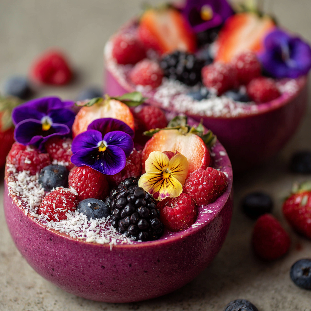 Tropical Berry Smoothie Cups Recipe 2 Tropical Berry Smoothie Cups Recipe - Recipe Image
