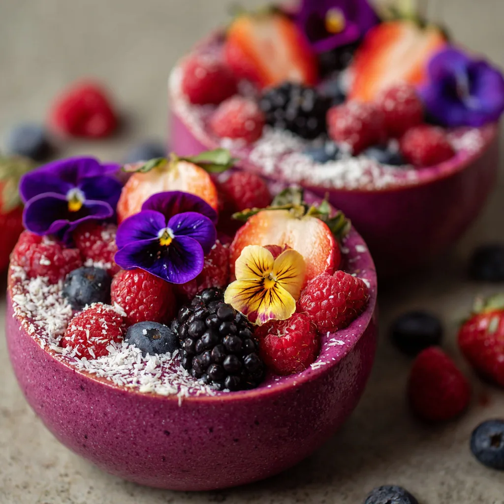 Tropical Berry Smoothie Cups Recipe 2 Tropical Berry Smoothie Cups Recipe - Recipe Image