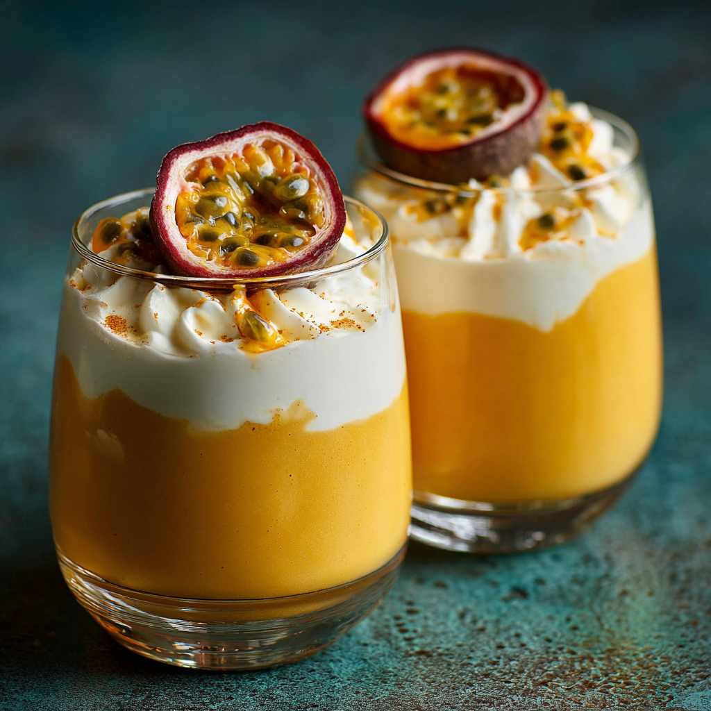 Mango Passion Fruit Parfaits Recipe - Recipe Image