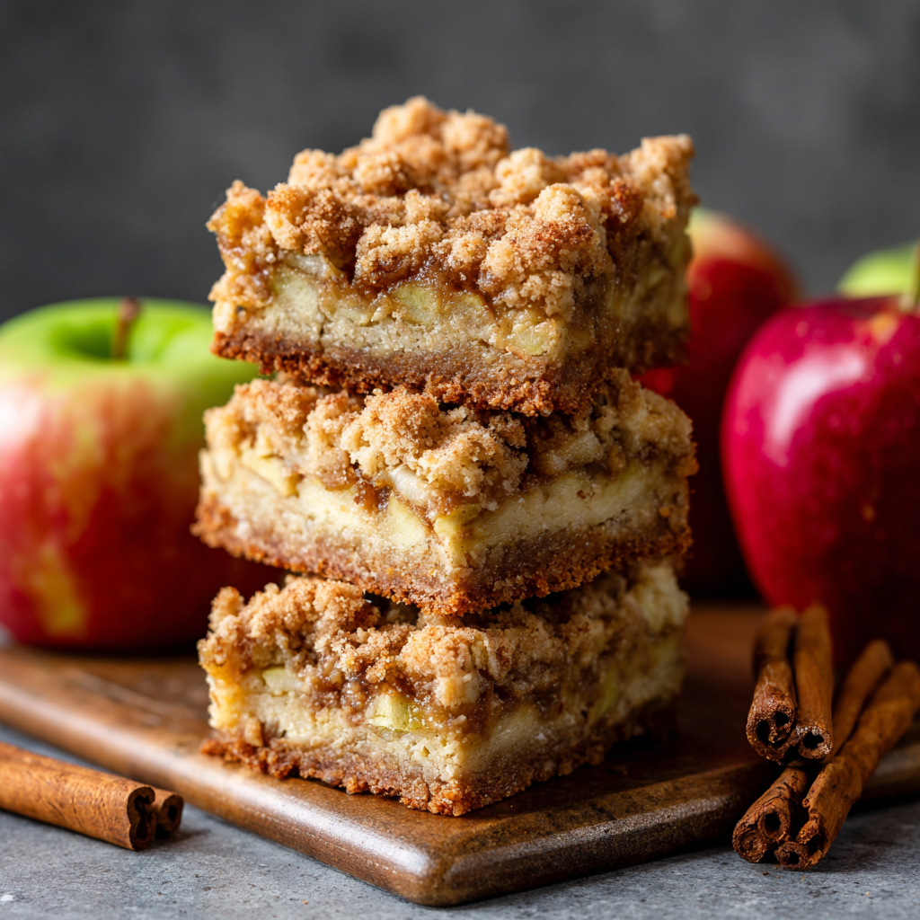 Apple Cinnamon Crumble Bars Recipe - Recipe Image