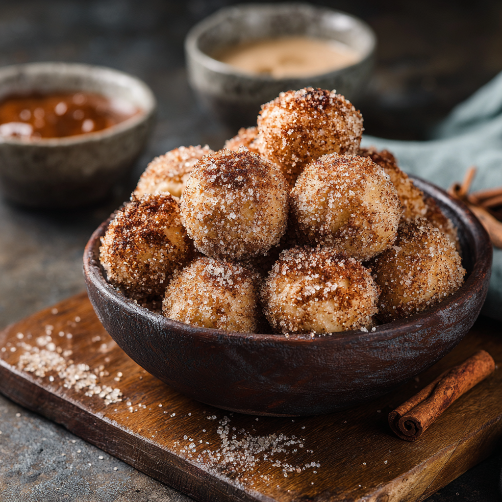 Cinnamon Sugar Churro Bites Recipe - Recipe Image