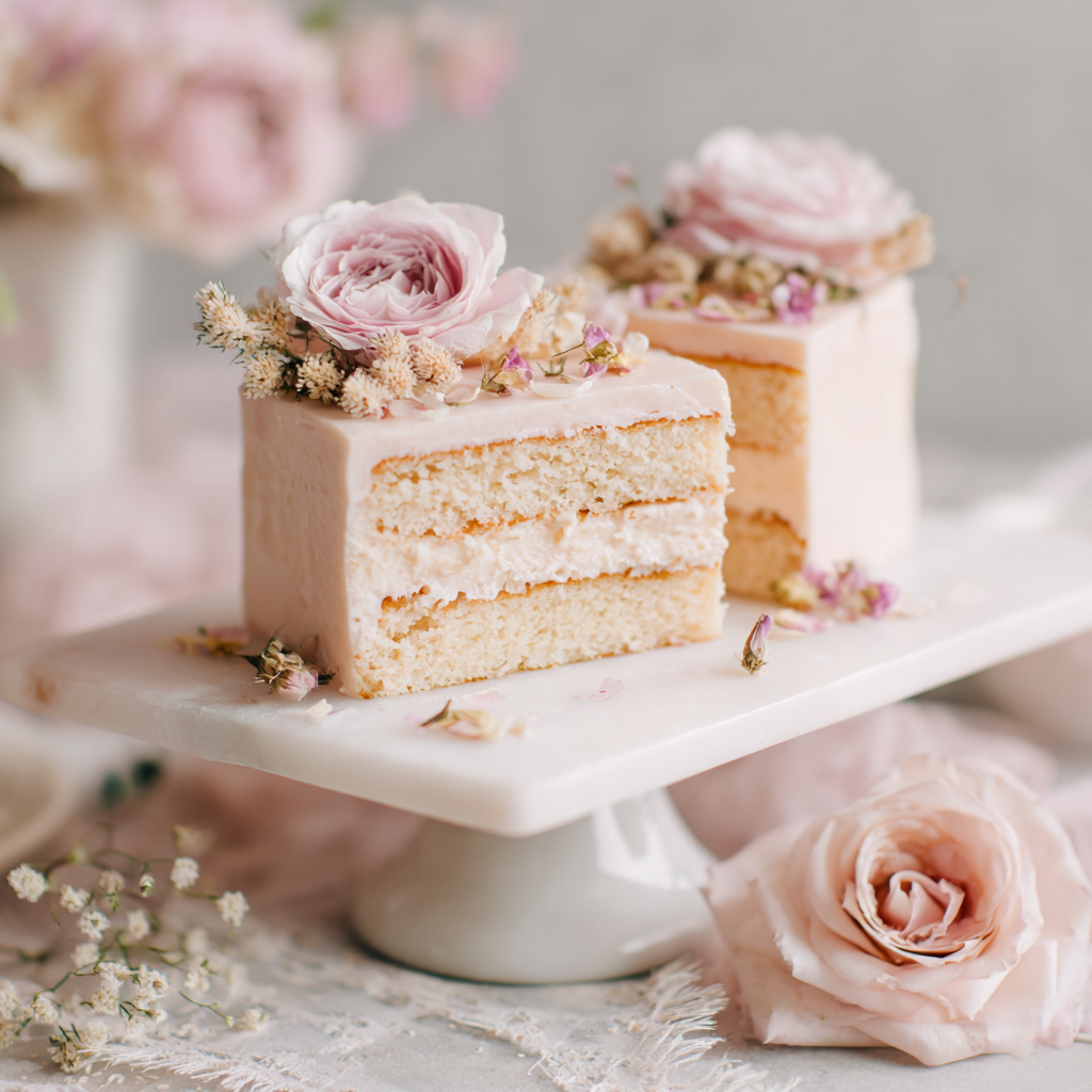 Vanilla Rosewater Cake Recipe 3 Vanilla Rosewater Cake Recipe - Recipe Image