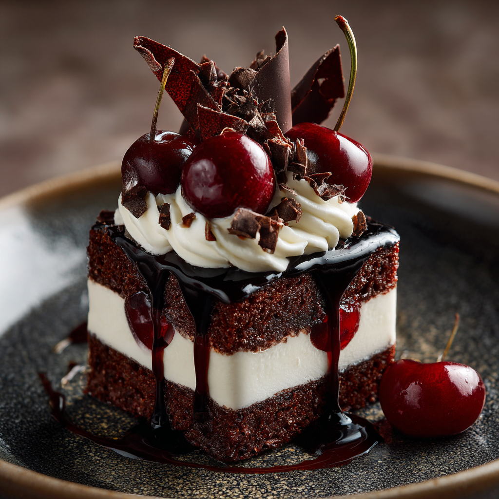 Black Forest Mini Cake Recipe - Recipe Image
