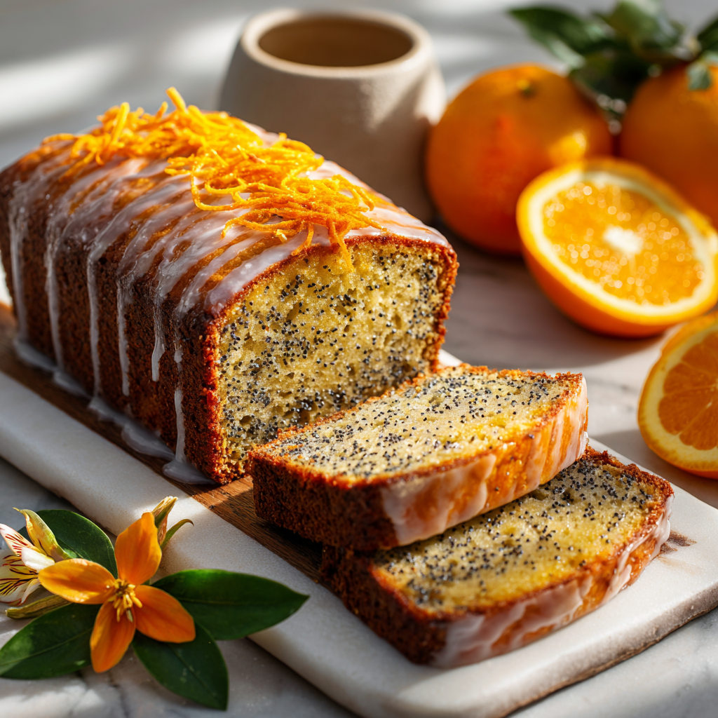 Orange Poppy Seed Cake Recipe - Recipe Image