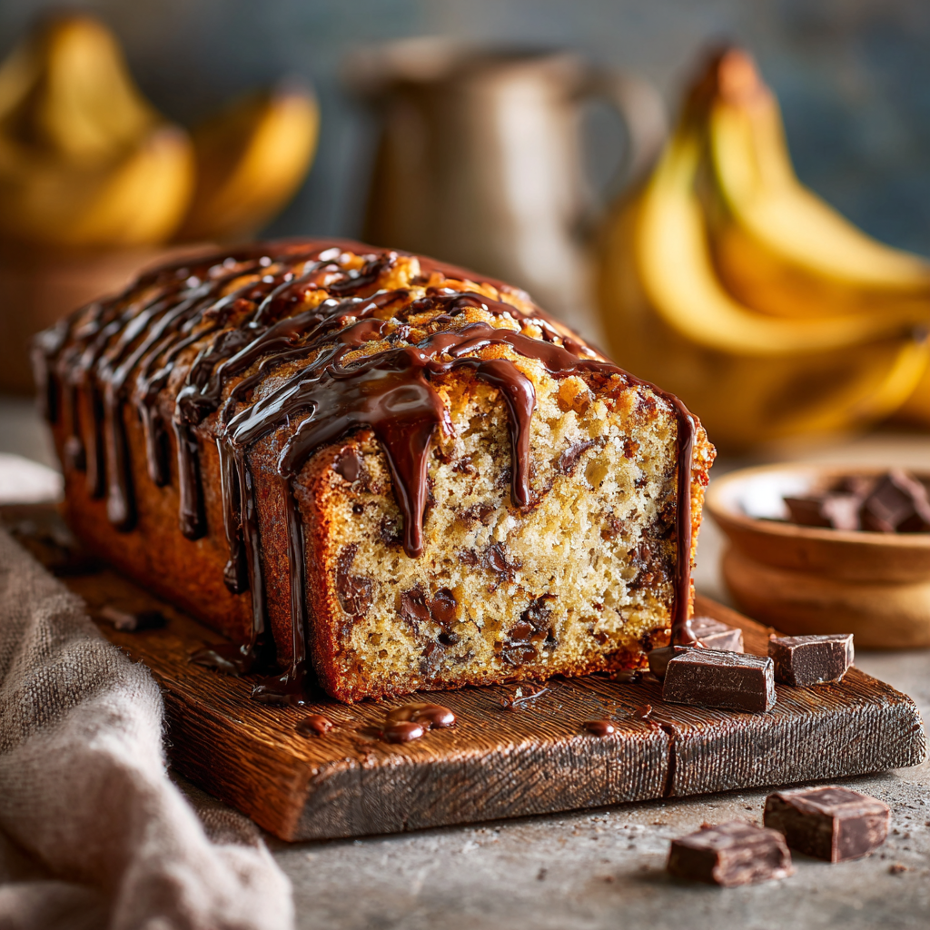 Banana Chocolate Chip Cake Recipe - Recipe Image