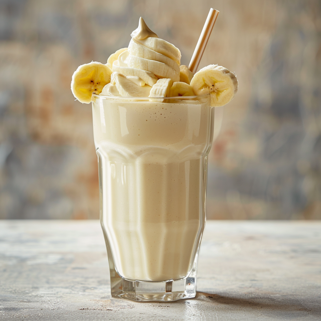 Banana Milk Smoothie Recipe - Recipe Image