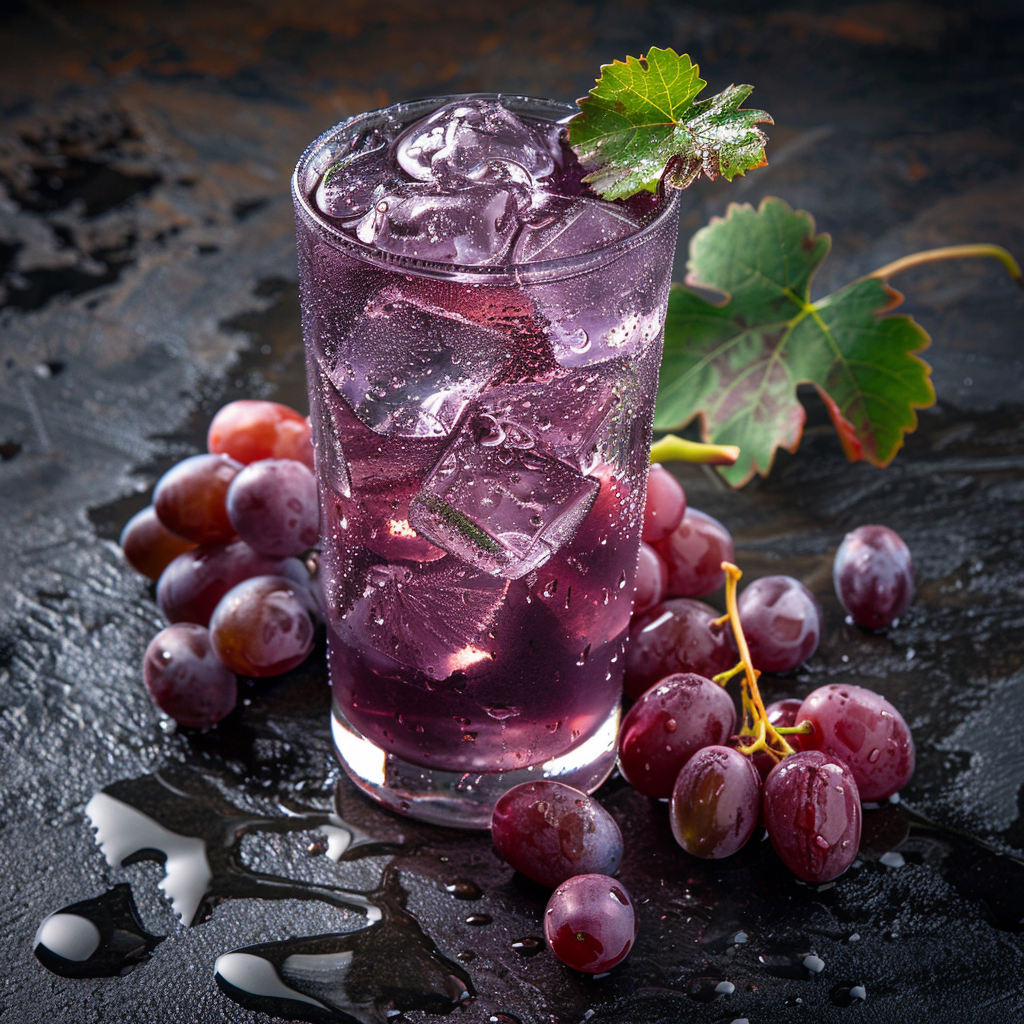 Grape Juice Cooler Recipe - Recipe Image