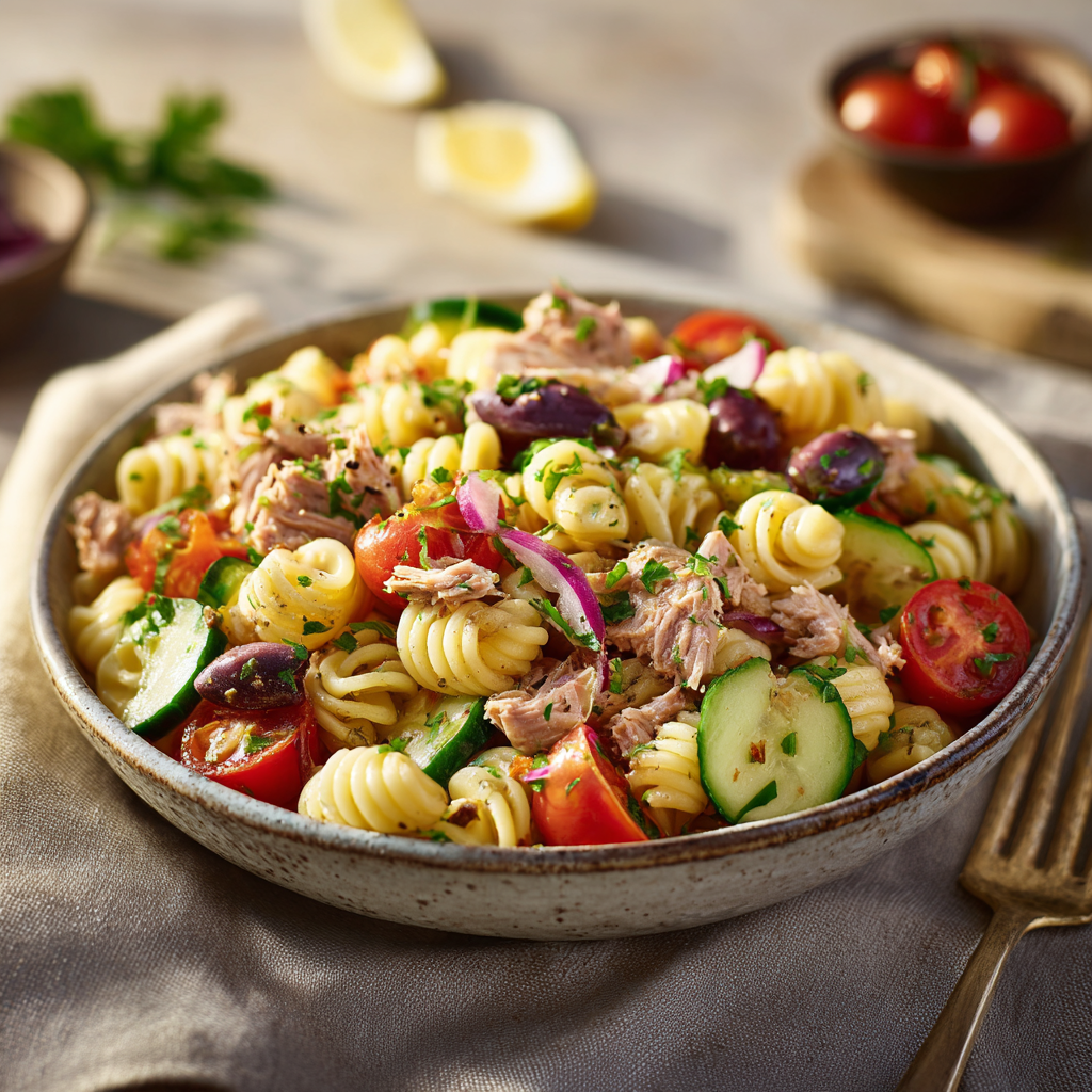 Tuna Pasta Salad Recipe - Recipe Image