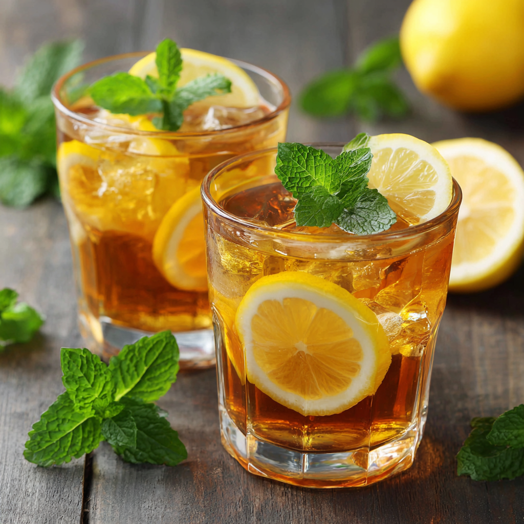 Lemon Mint Iced Tea Recipe - Recipe Image