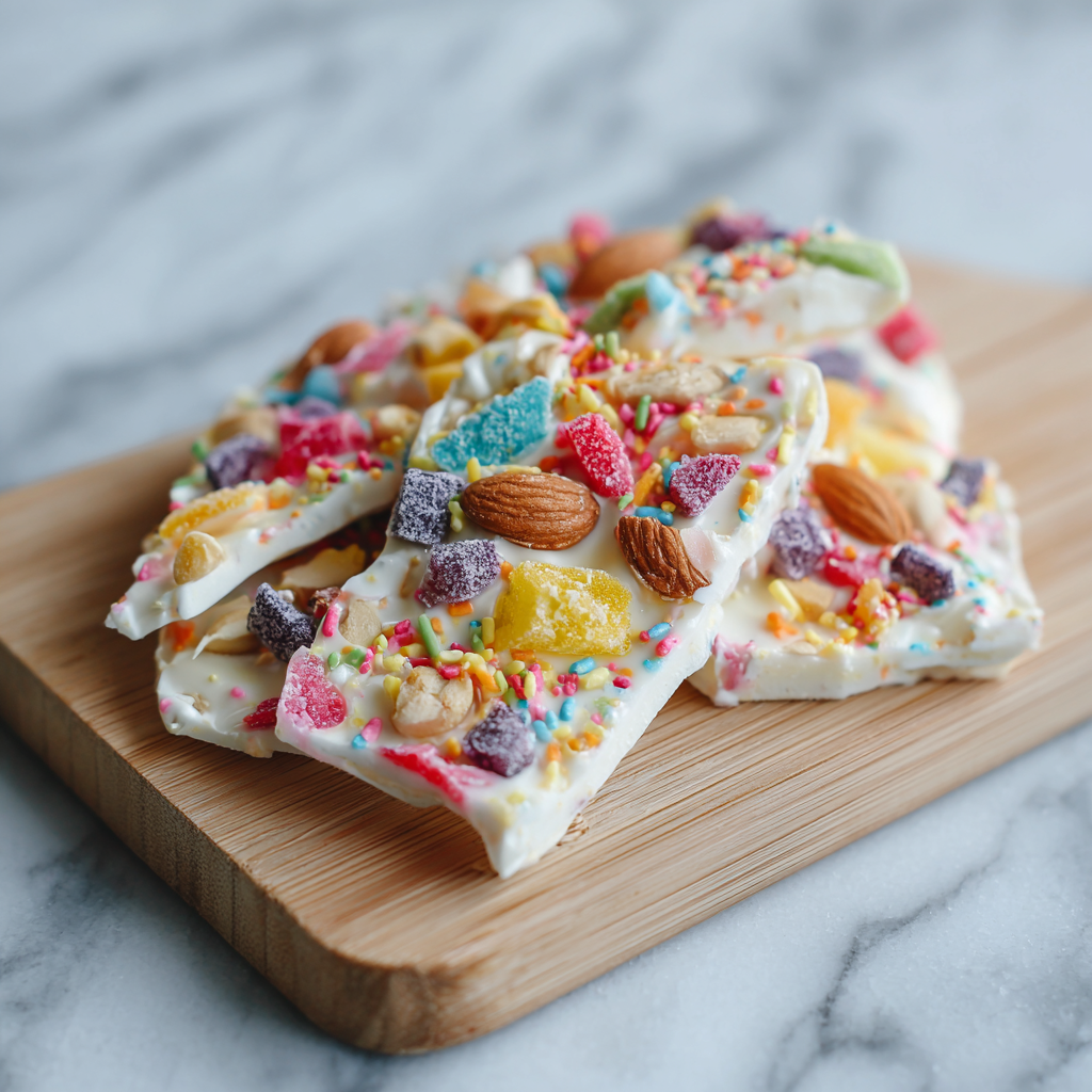 Frozen Yogurt Bark Recipe - Recipe Image