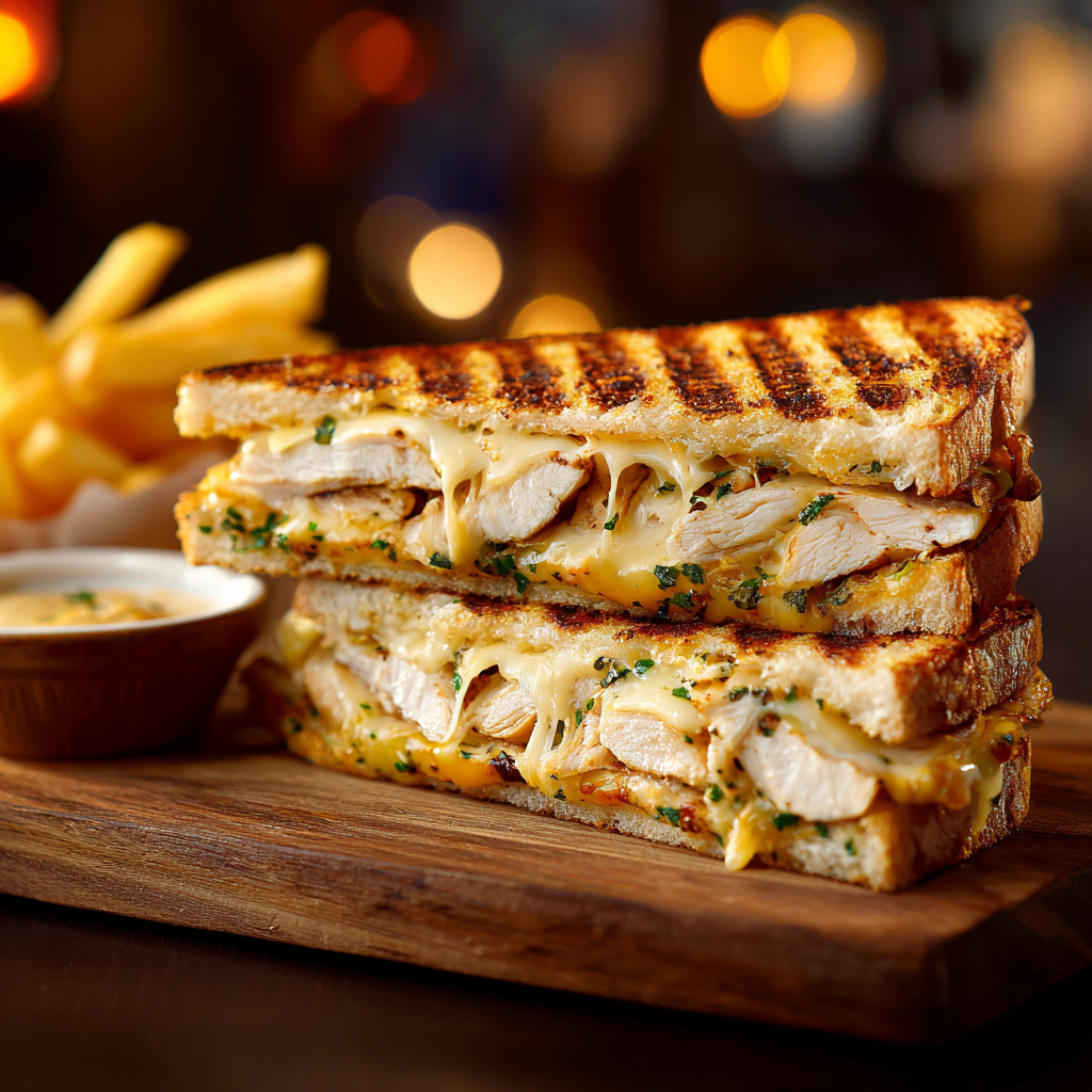 Chicken Cheese Sandwich Recipe - Recipe Image