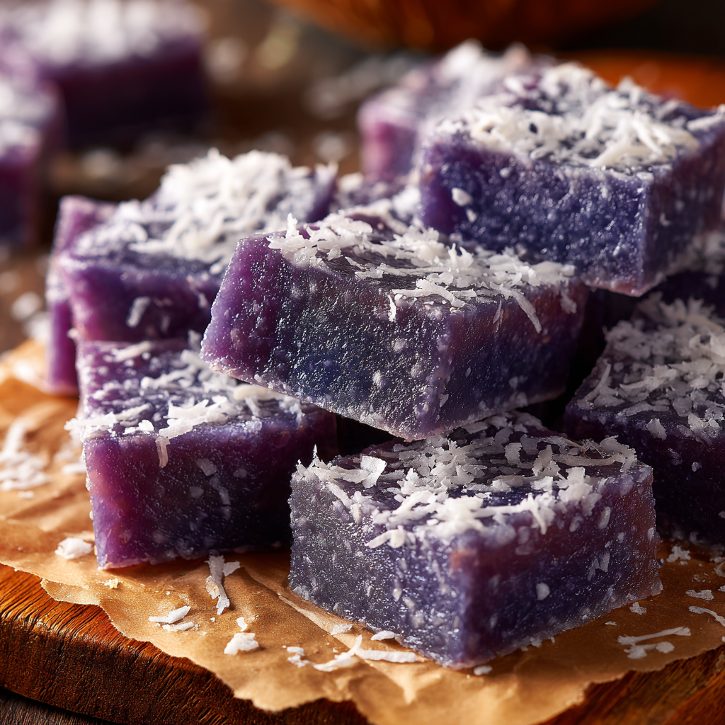 Ube Coconut Mochi Bars Recipe 2 Ube Coconut Mochi Bars Recipe - Recipe Image