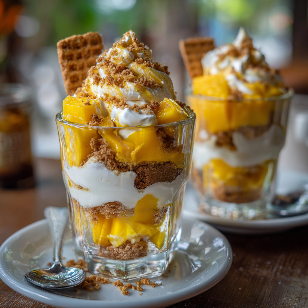 Mango Graham Float Cups Recipe - Recipe Image