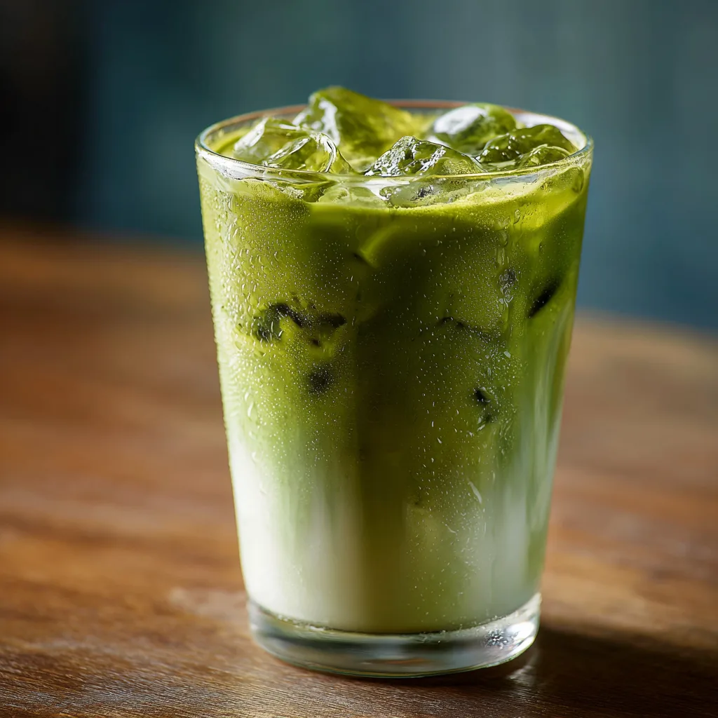 Matcha Coconut Ice Latte Recipe 2 Matcha Coconut Ice Latte Recipe - Recipe Image
