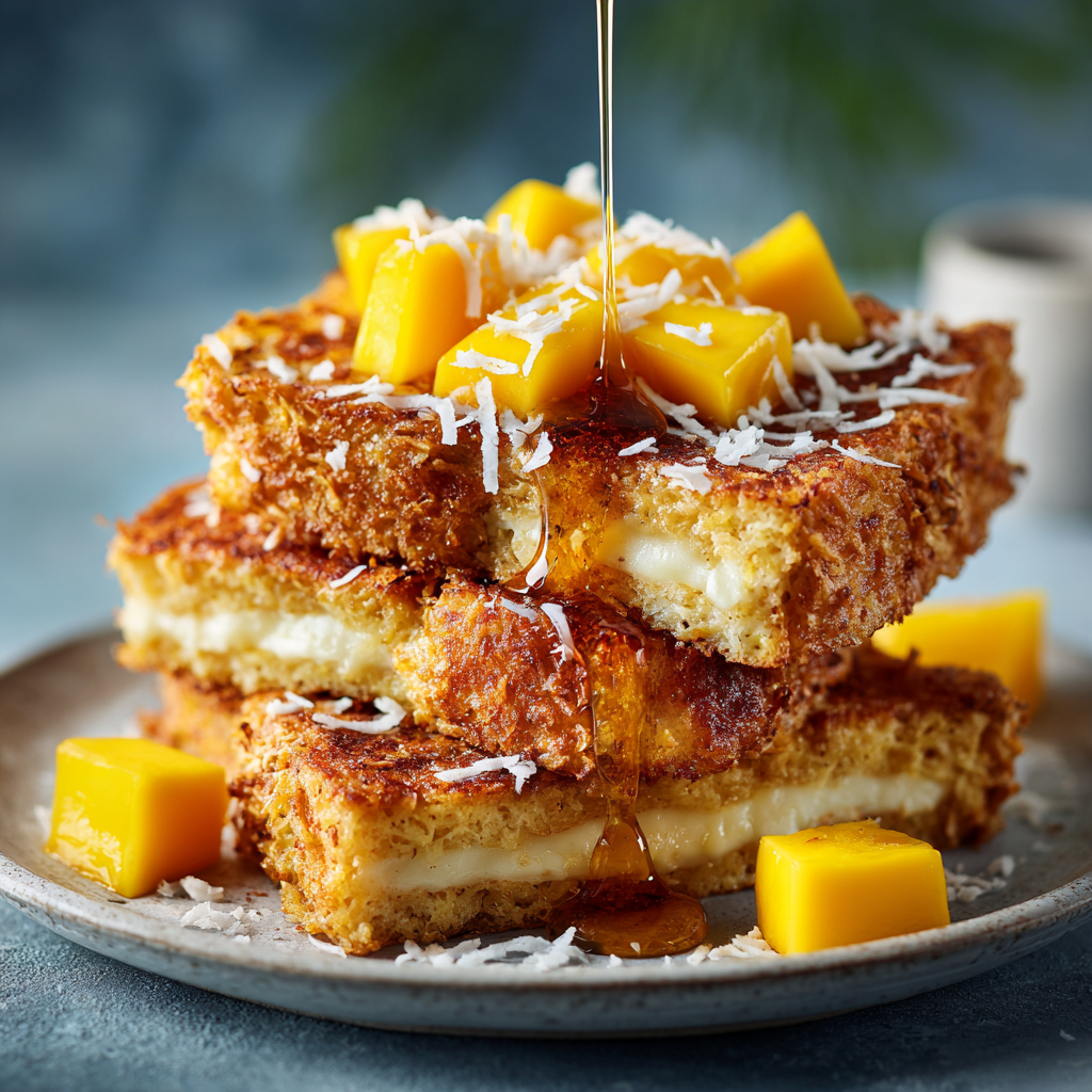Mango Coconut French Toast Recipe