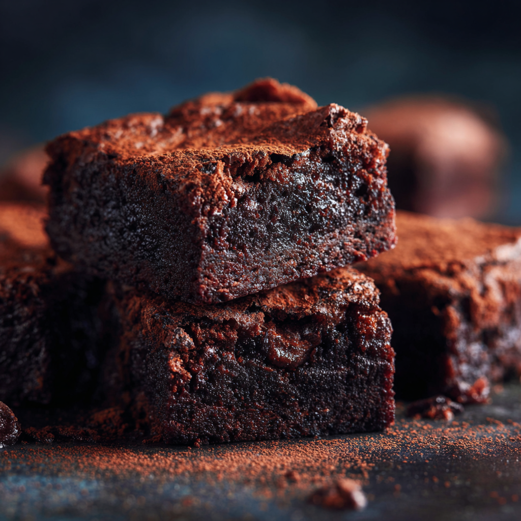 Chocolate Mochi Brownie Recipe - Recipe Image