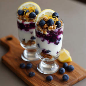 Blueberry Lemon Yogurt Parfaits Recipe