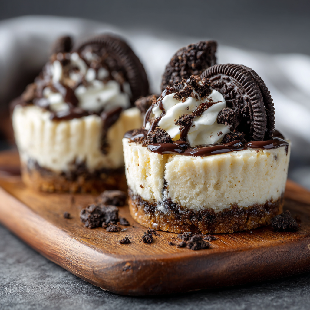 Cookies and Cream Cheesecake Cups Recipe - Recipe Image