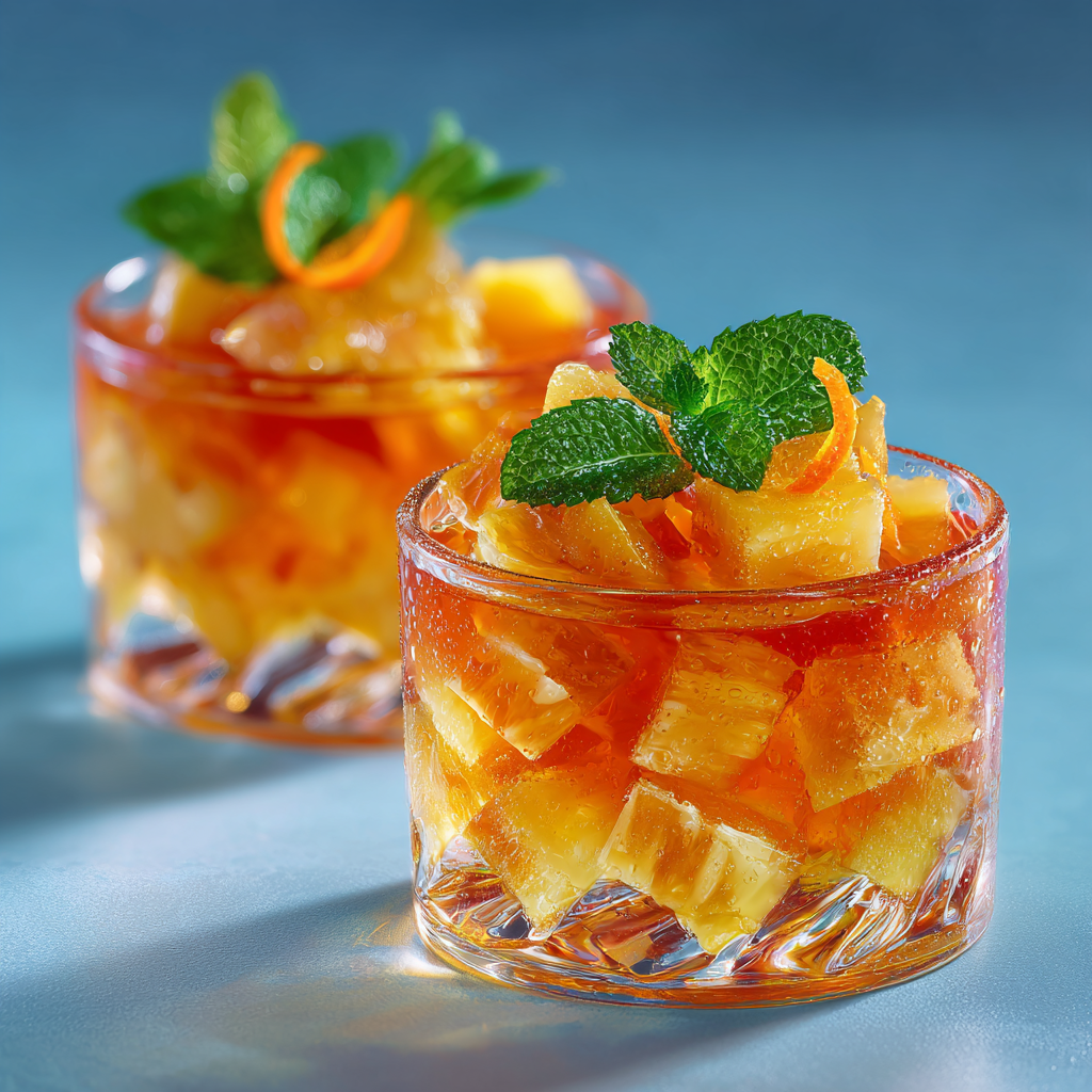Pineapple Orange Jelly Cups Recipe 2 Pineapple Orange Jelly Cups Recipe - Recipe Image