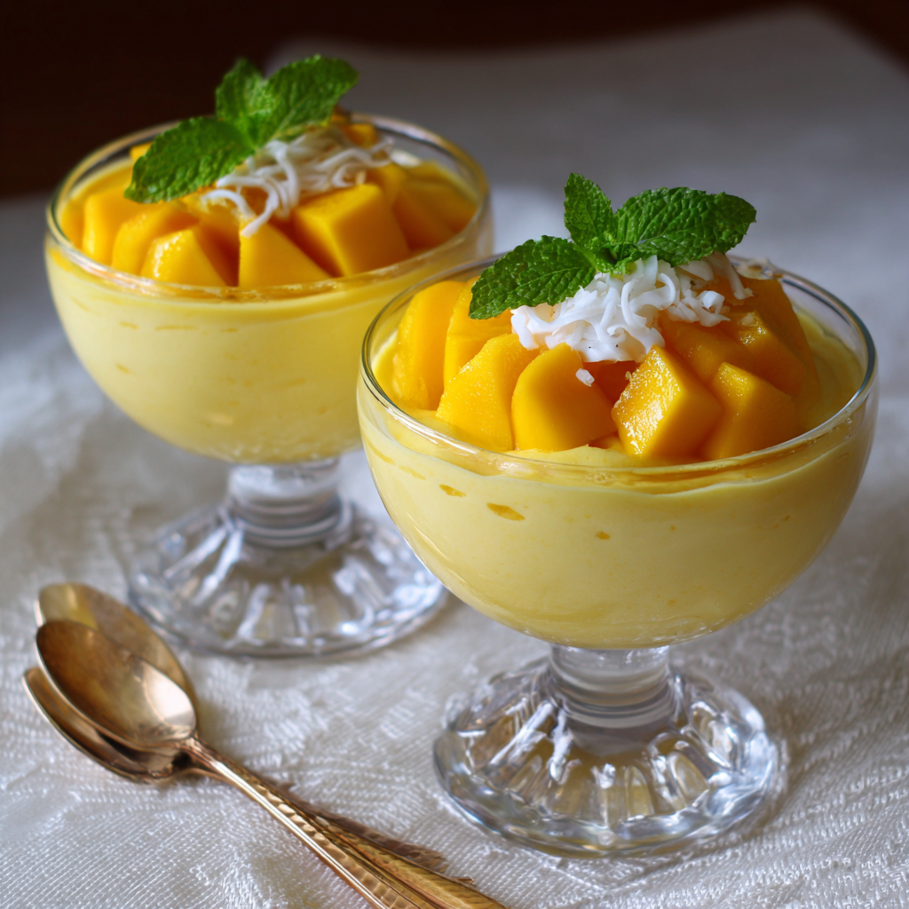 Coconut Mango Ice Dessert Recipe 3 Coconut Mango Ice Dessert Recipe - Recipe Image