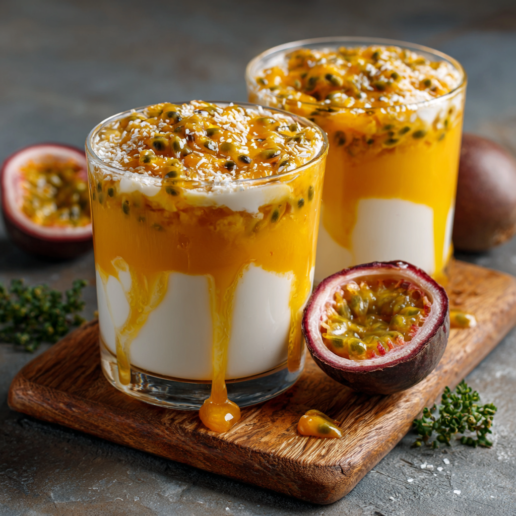 Mango Passion Fruit Parfaits Recipe - Recipe Image