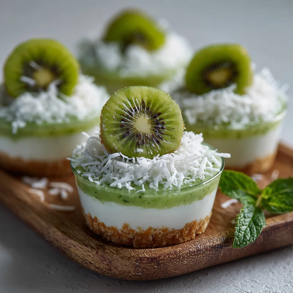 Coconut Kiwi Dessert Cups Recipe - Recipe Image