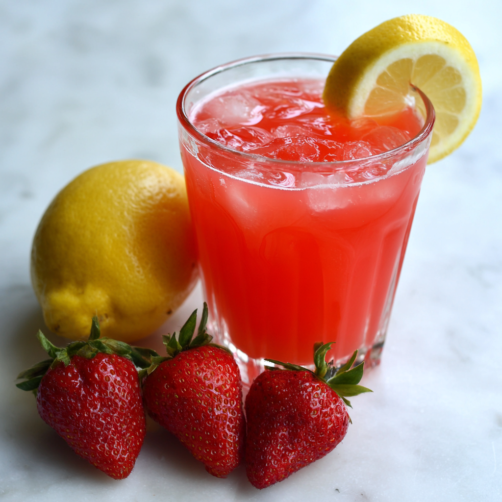 Strawberry Lemonade Recipe 2 Strawberry Lemonade Recipe - Recipe Image